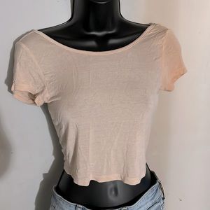 Light pink size small crop top